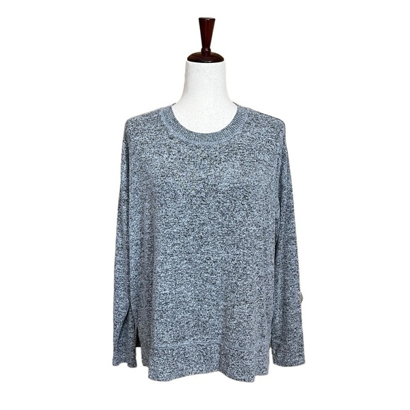 Lucky Brand Women's Heather Grey Relaxed Sweater Size Medium. #1303 - Picture 1 of 5